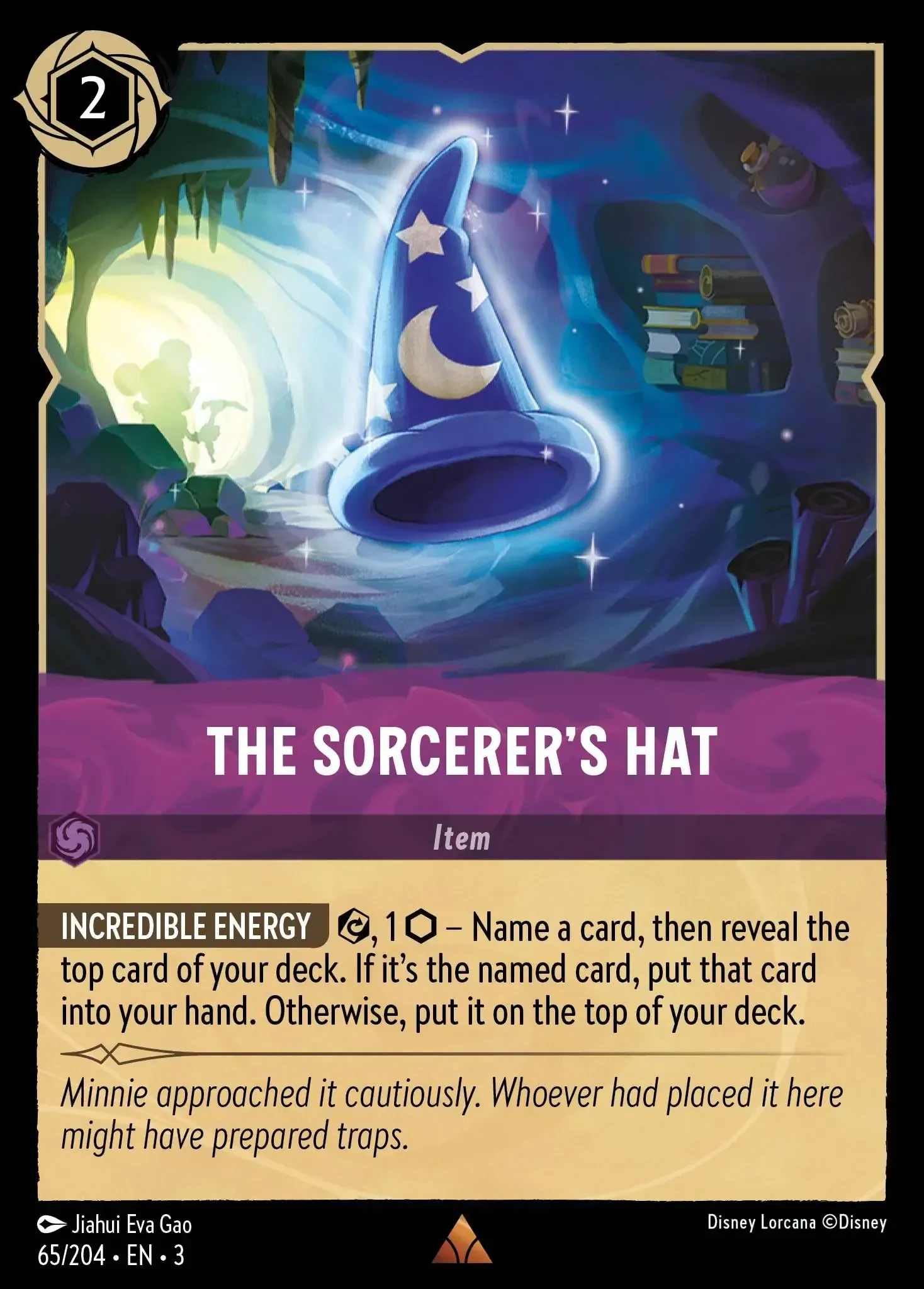 2024 Into the Inklands The Sorcerer's Hat #65 Rare card image