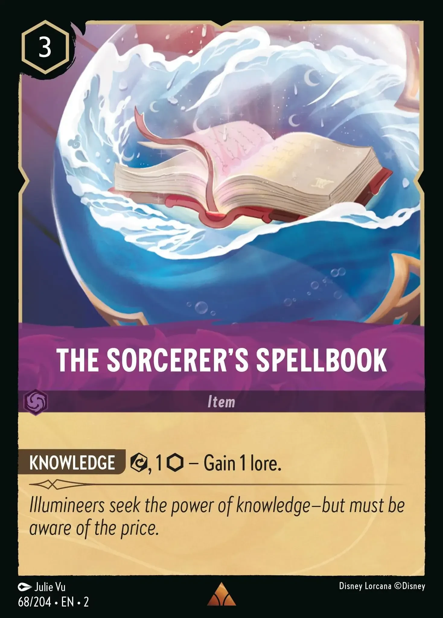 2023 Rise of The Floodborn The Sorcerer's Spellbook #68 Rare card image