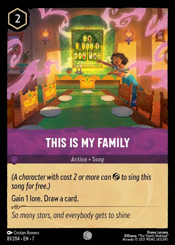 2025 Archazia's Island This Is My Family #81 Common card image