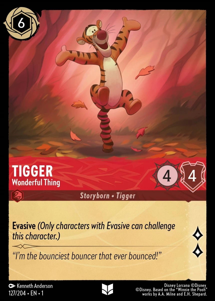 2023 The First Chapter Tigger - Wonderful Thing #127 Uncommon card image