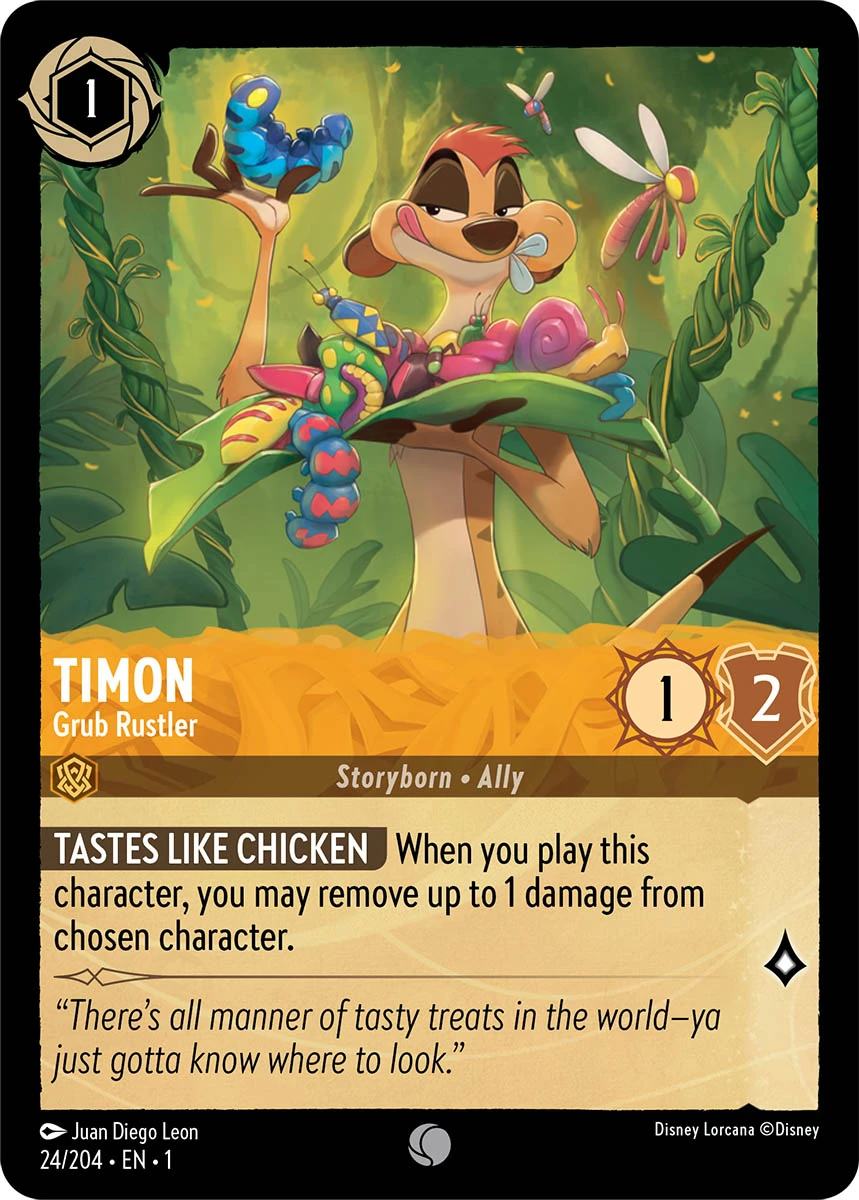 2023 The First Chapter Timon - Grub Rustler [Foil] Common #24 Common card image