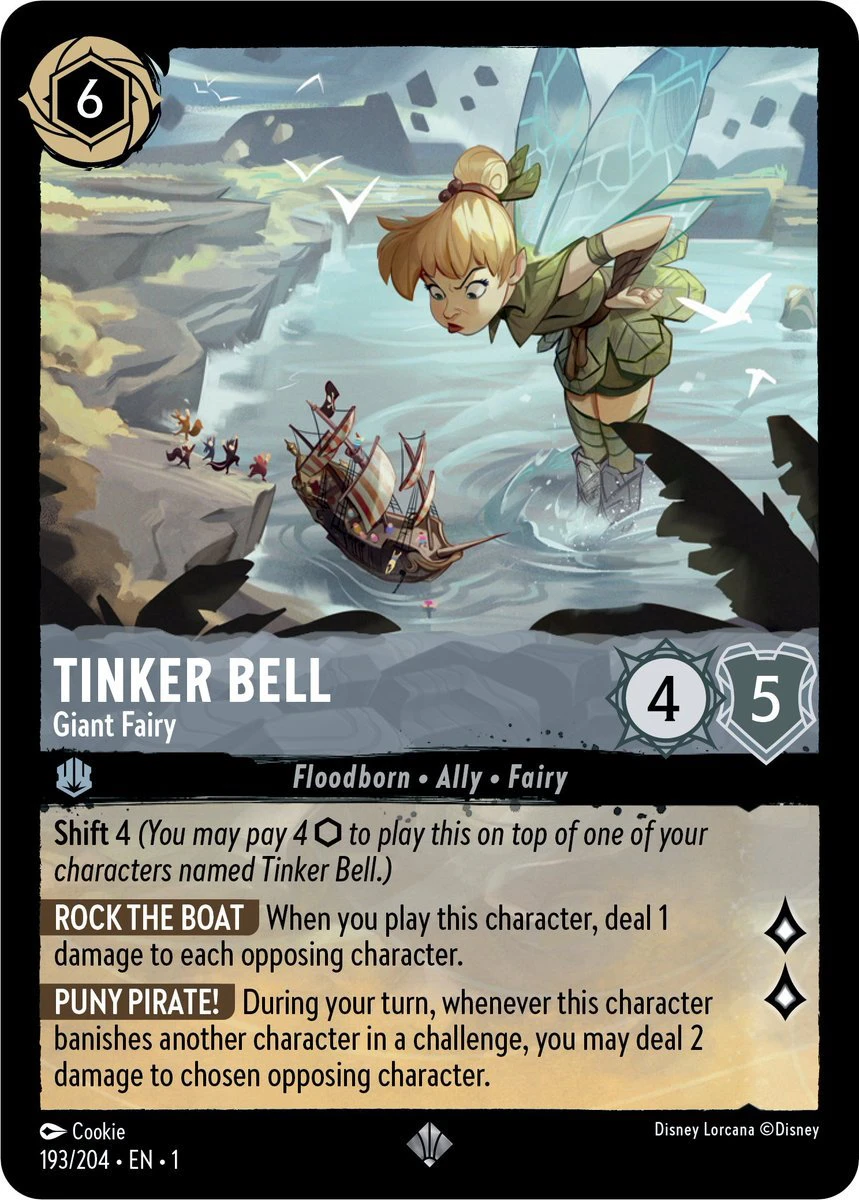 2023 The First Chapter Tinker Bell - Giant Fairy #193 Super Rare card image