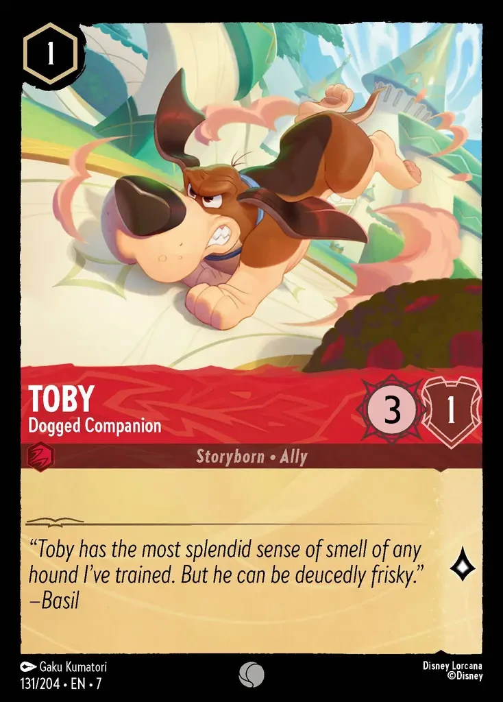 2025 Archazia's Island Toby - Dogged Companion #131 Common card image