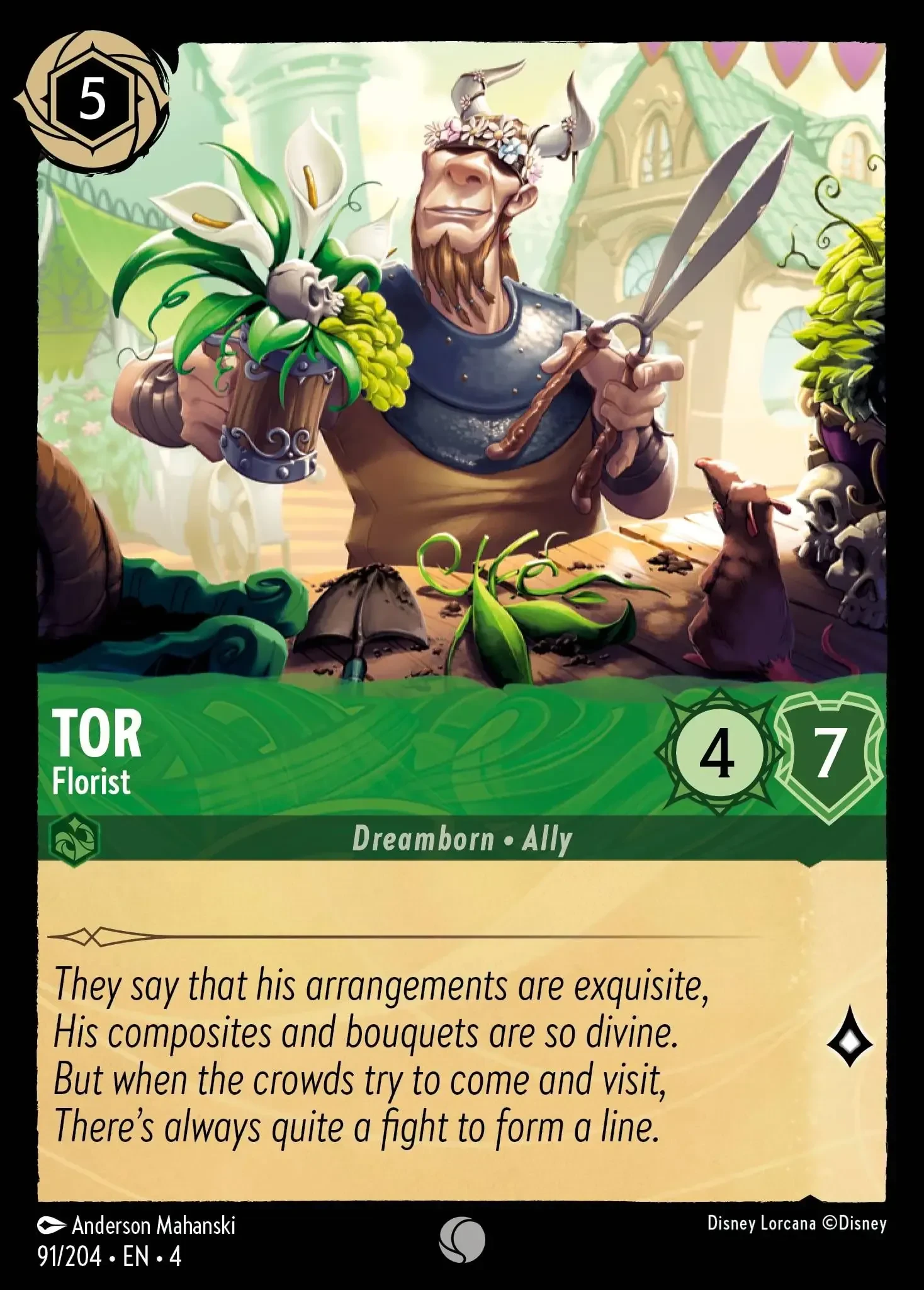 2024 Ursula's Return Tor - Florist #91 Common card image