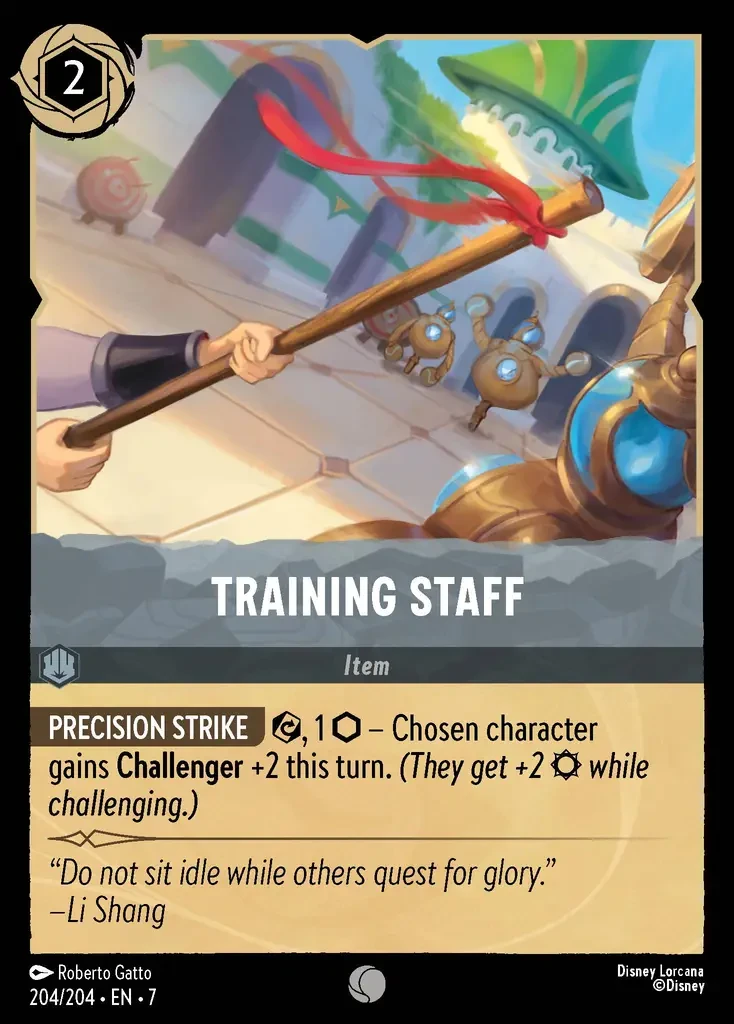 2025 Archazia's Island Training Staff #204 Common card image