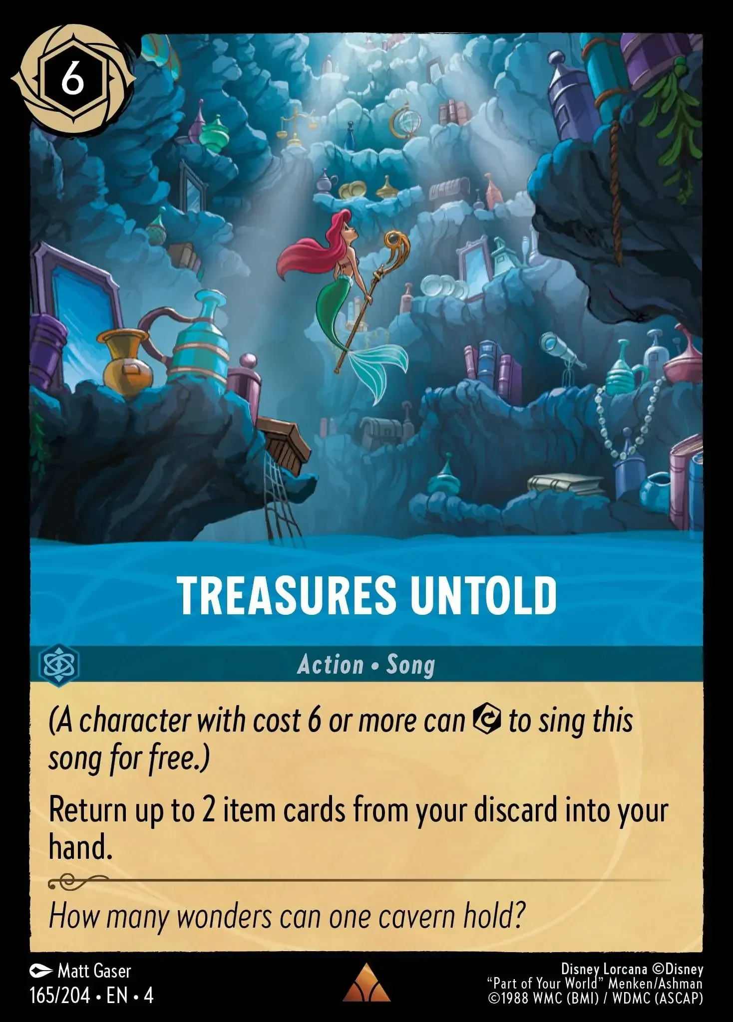 2024 Ursula's Return Treasures Untold Rare #165 Rare card image