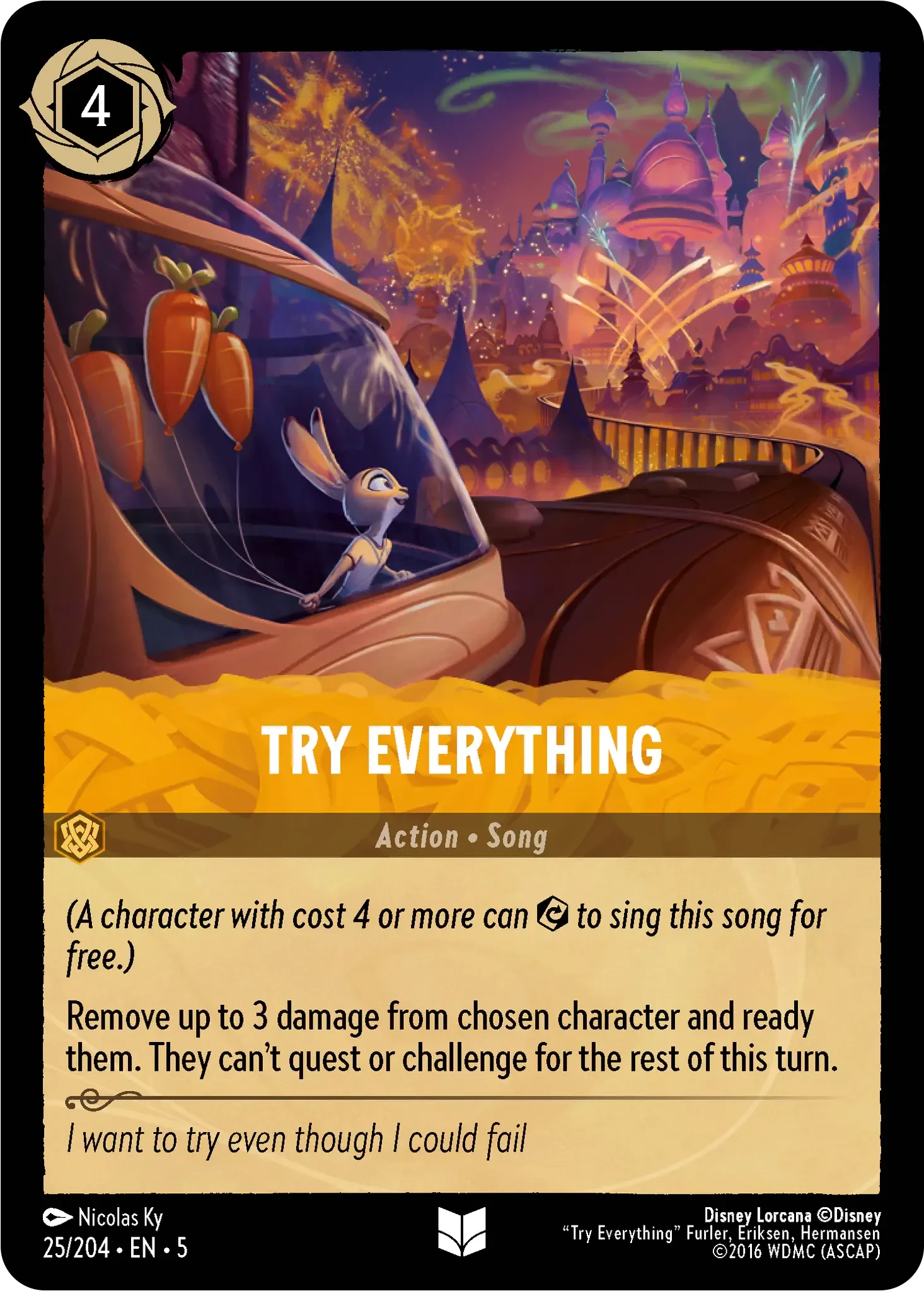 2024 Shimmering Skies Try Everything Uncommon #25 Uncommon card image