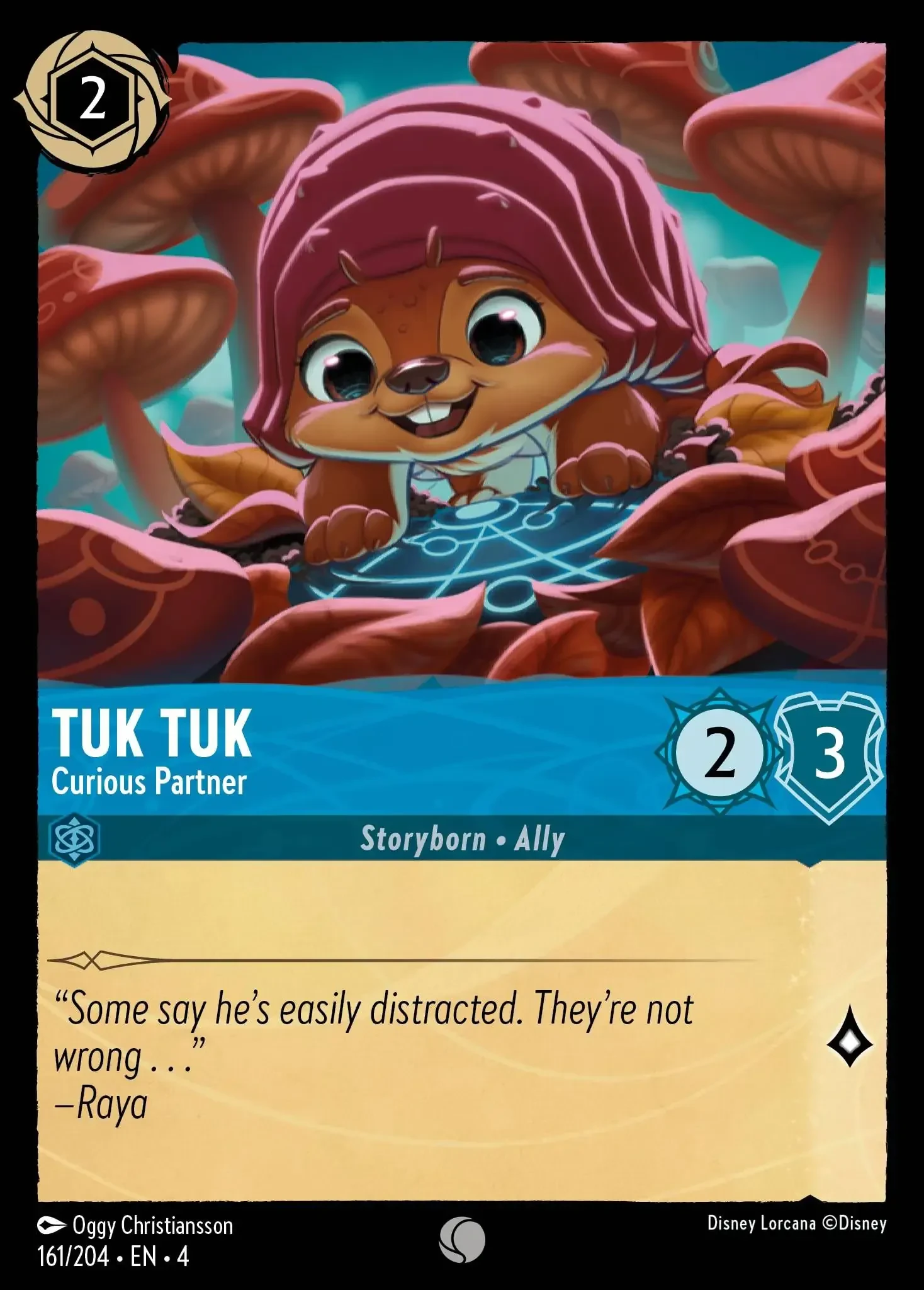 2024 Ursula's Return Tuk Tuk - Curious Partner #161 Common card image