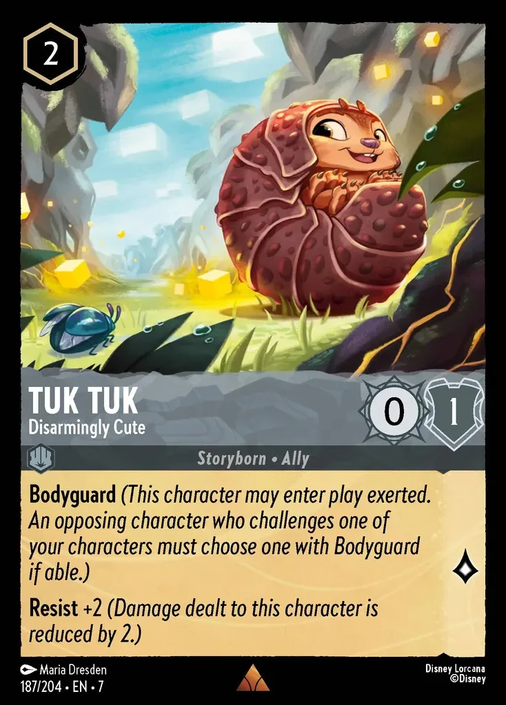 2025 Archazia's Island Tuk Tuk - Disarminaly Cute #187 Rare card image