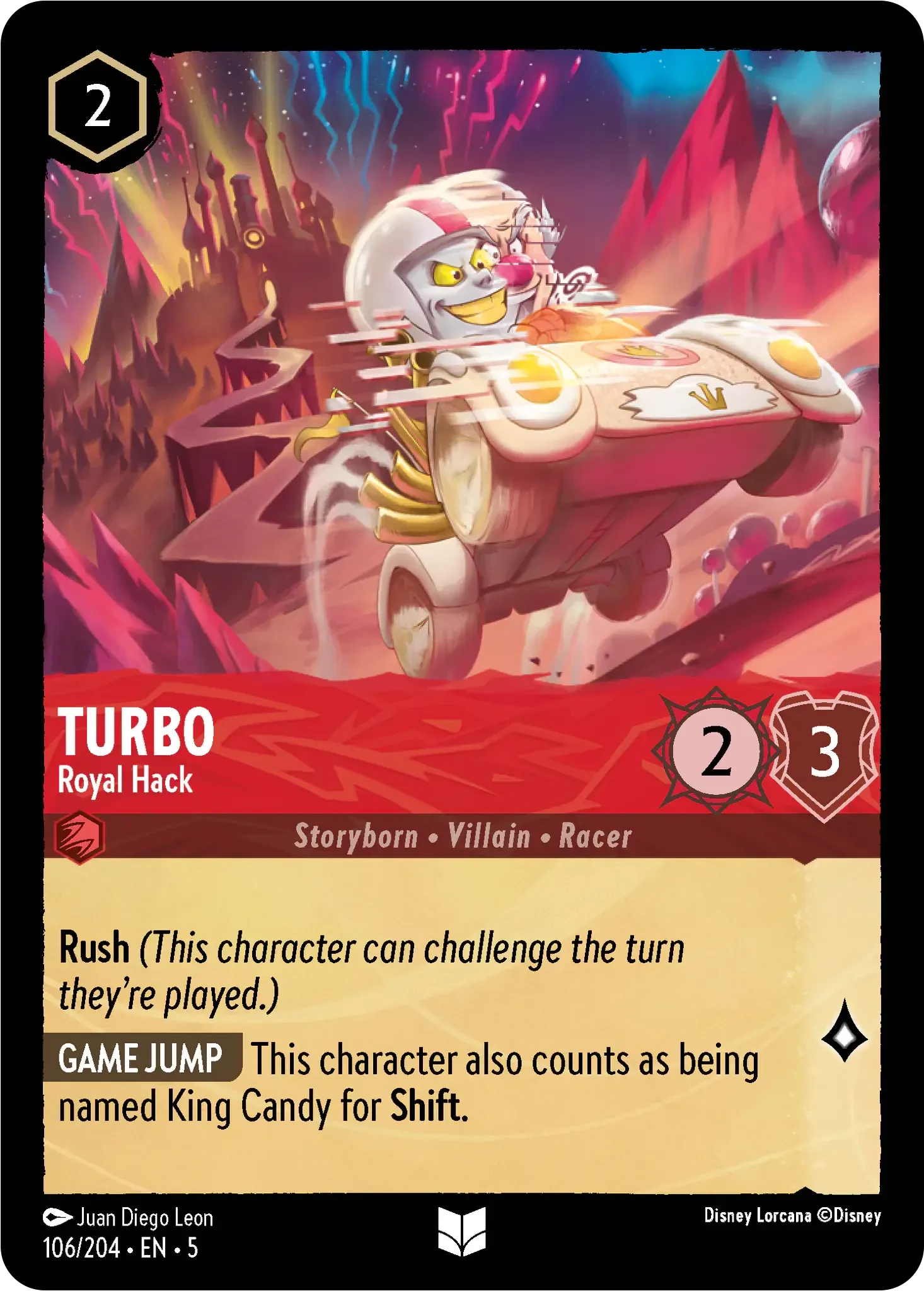 2024 Shimmering Skies Turbo - Royal Hack #106 Uncommon card image