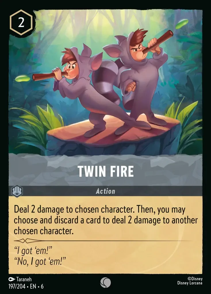 2024 Azurite Sea Twin Fire #197 Common card image