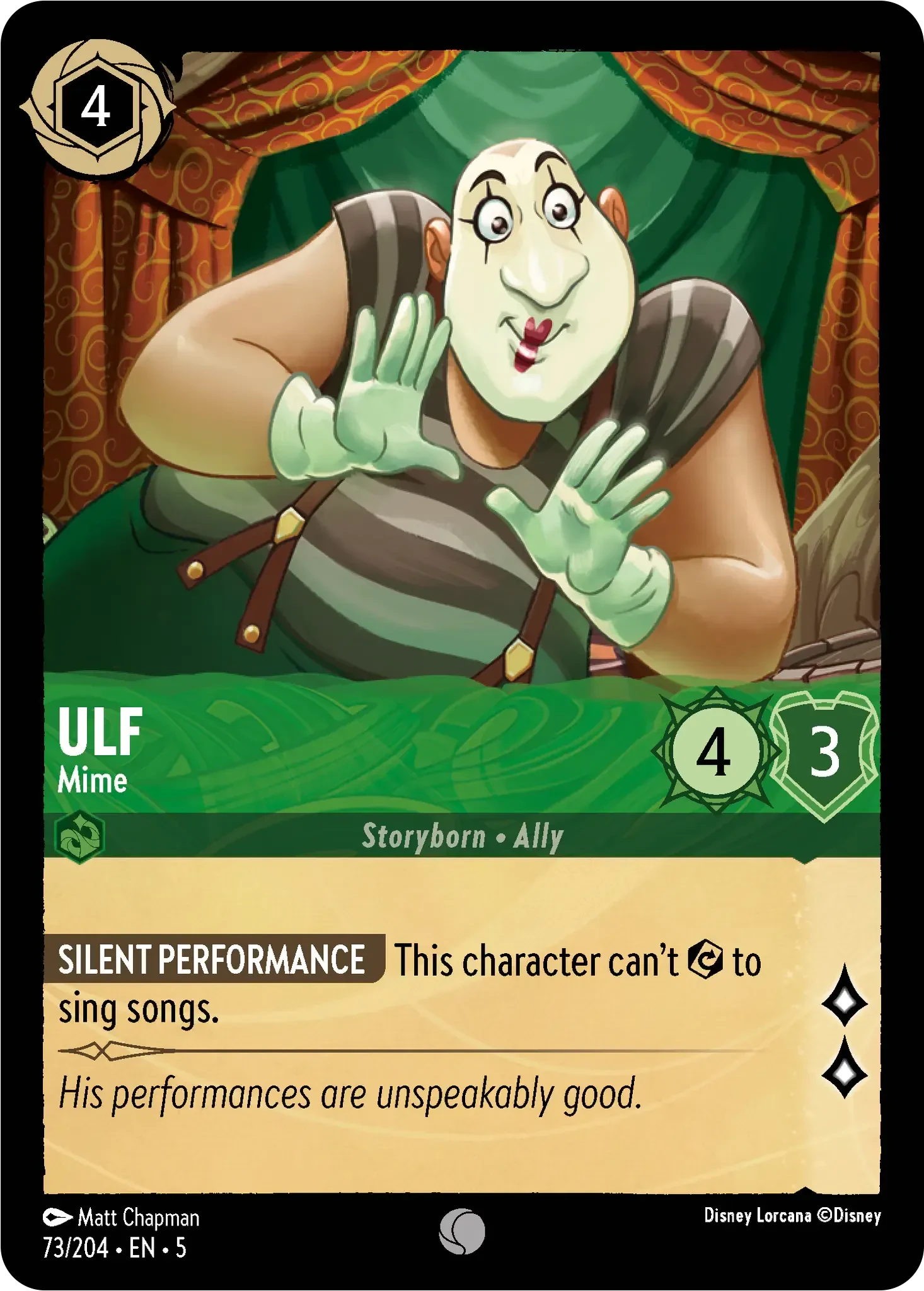 2024 Shimmering Skies Ulf - Mime Common #73 Common card image