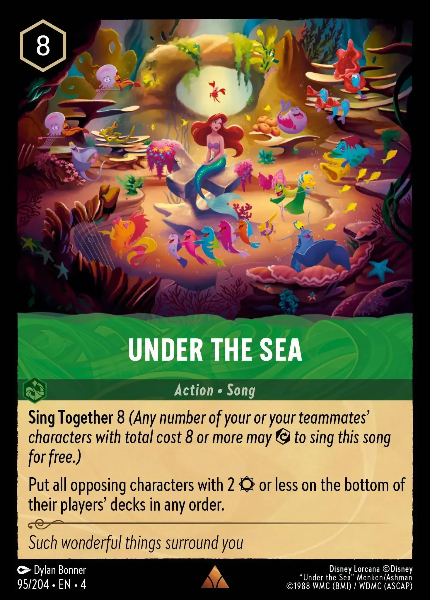 2024 Ursula's Return Under the Sea Rare #95 Rare card image