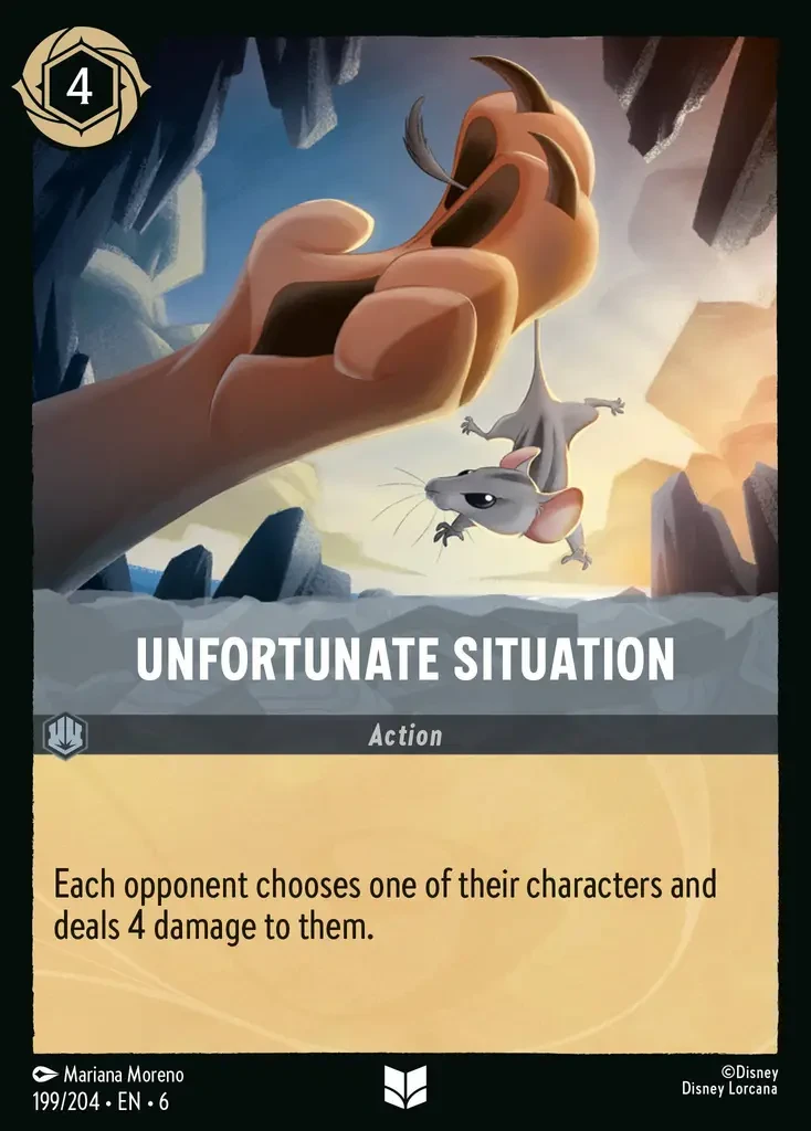 2024 Azurite Sea Unfortunate Situation #199 Uncommon card image