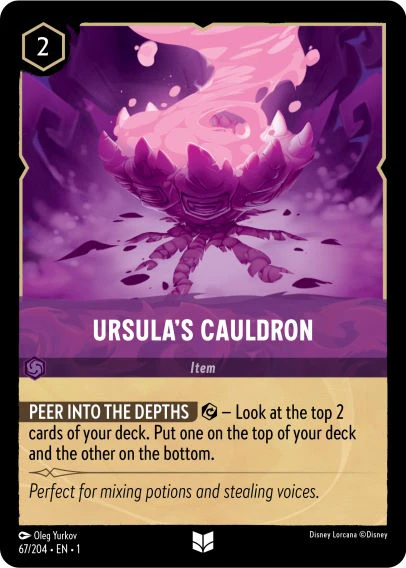 2023 The First Chapter Ursula's Cauldron Uncommon #67 Uncommon card image