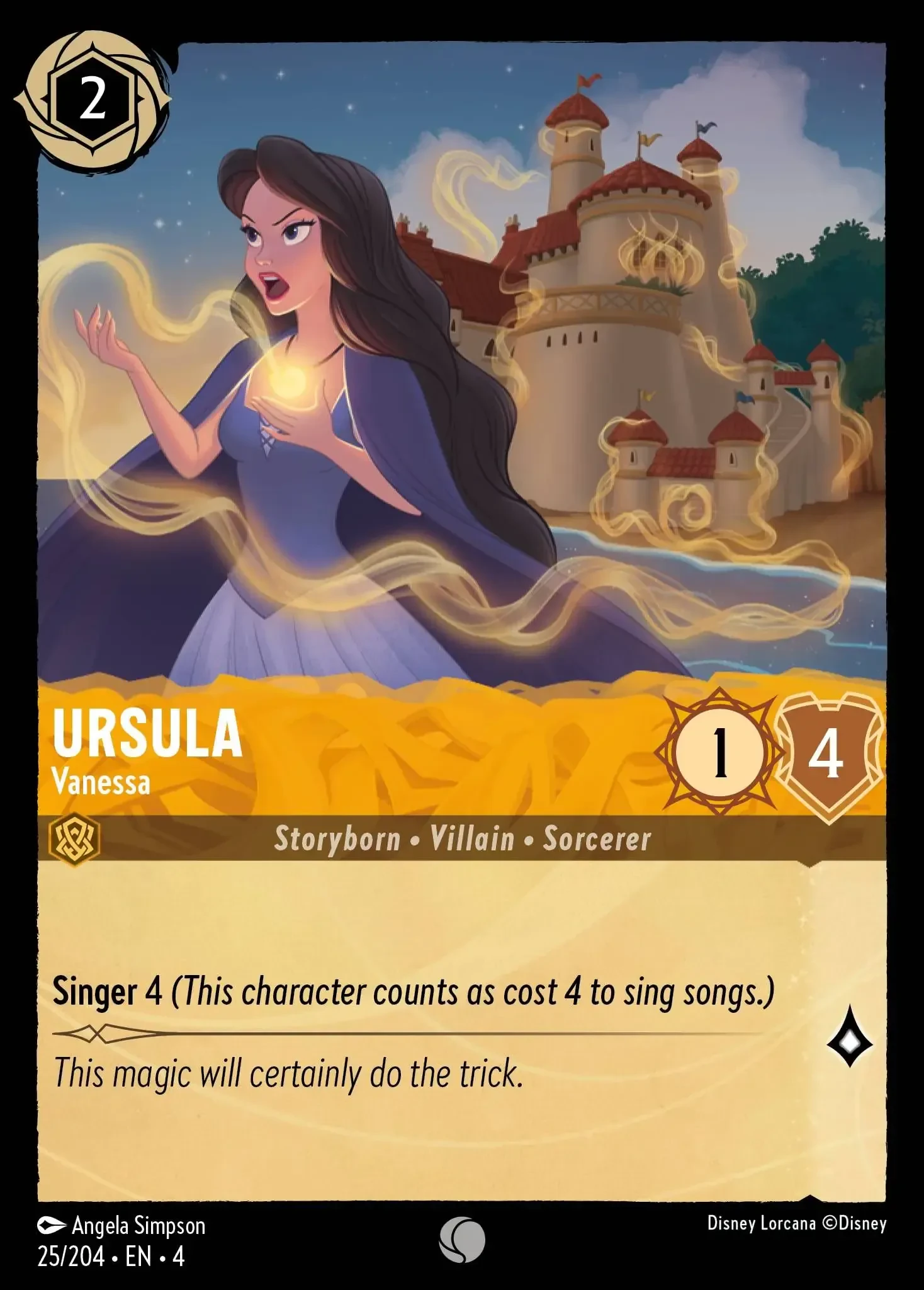 2024 Ursula's Return Ursula - Vanessa [Foil] Common #25 Common card image