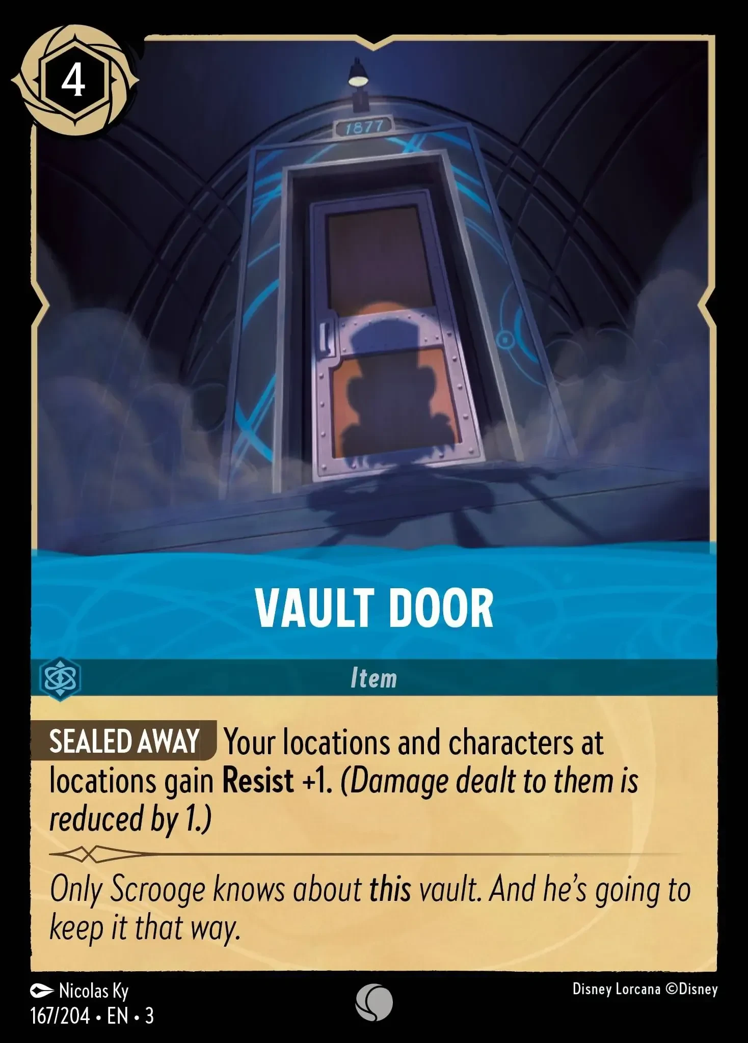 2024 Into the Inklands Vault Door #167 Common card image