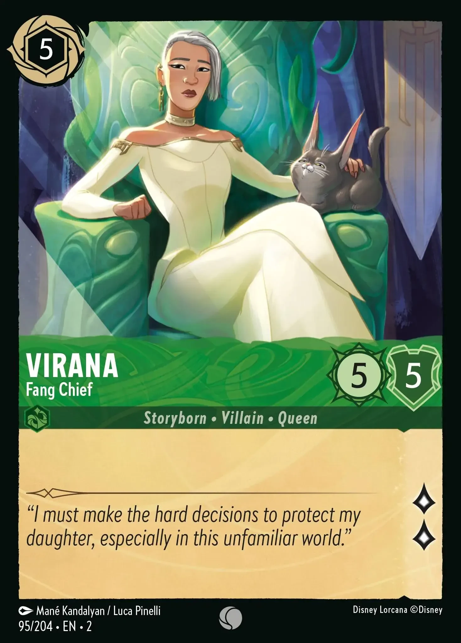 2023 Rise of The Floodborn Virana - Fang Chief #95 Common card image