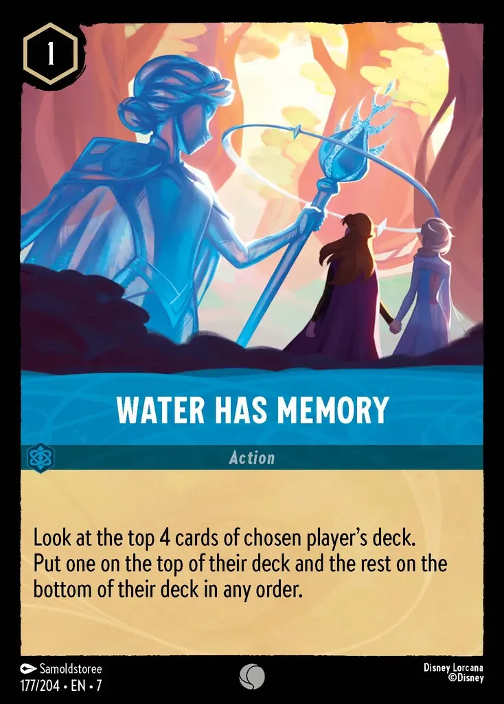 2025 Archazia's Island Water Has Memory #177 Common card image