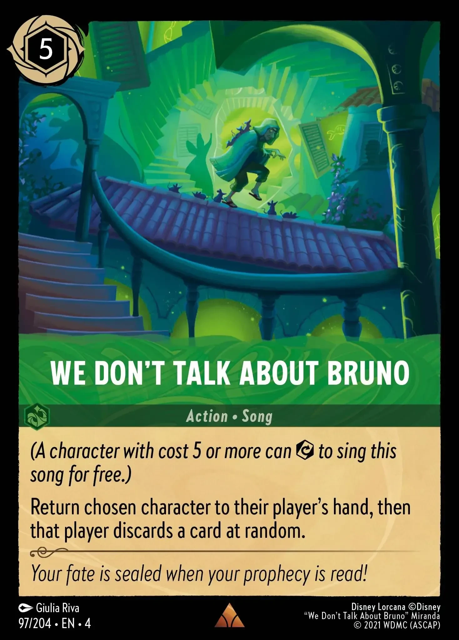 2024 Ursula's Return We Don't Talk About Bruno Rare #97 Rare card image