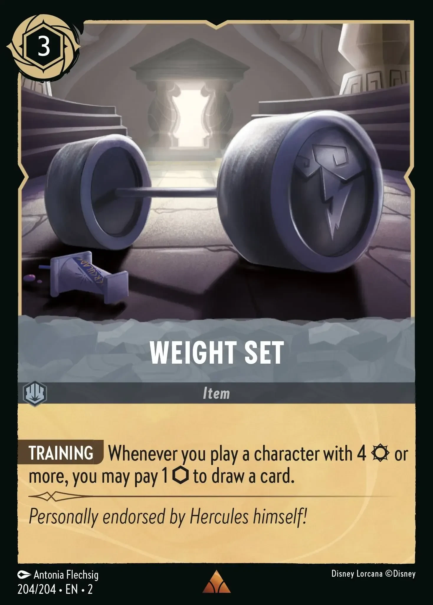 2023 Rise of The Floodborn Weight Set #204 Rare card image