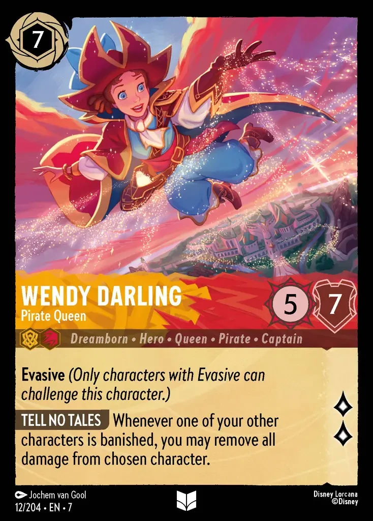 2025 Archazia's Island Wendy Darling - Pirate Queen #12 Uncommon card image