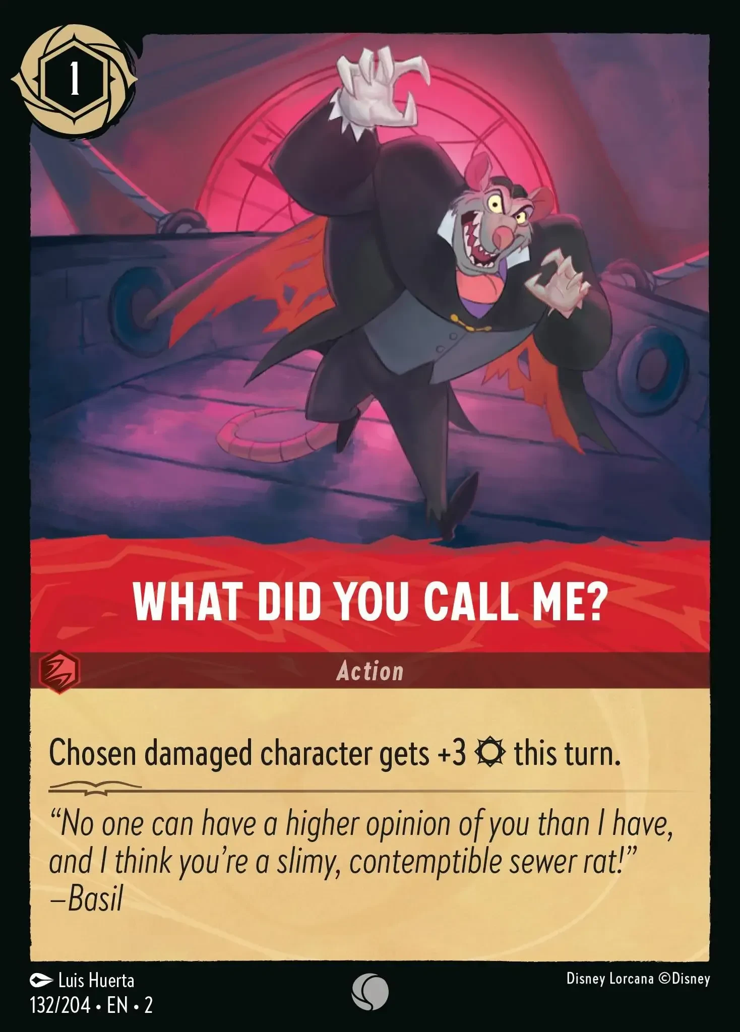2023 Rise of The Floodborn What Did You Call Me? #132 Common card image