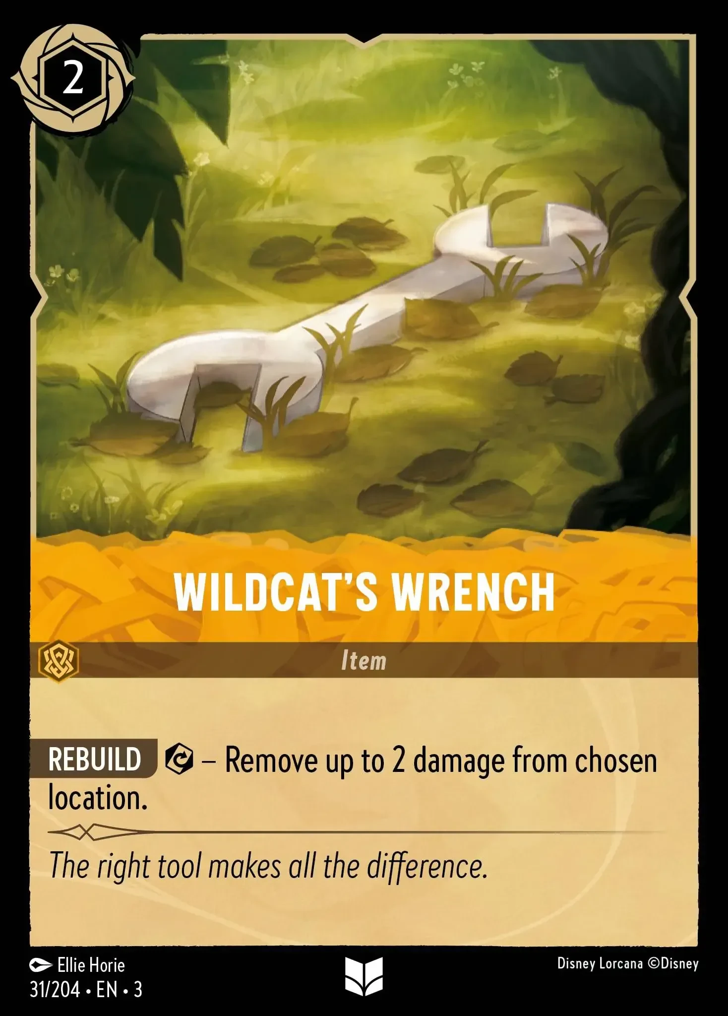 2024 Into the Inklands Wildcat's Wrench #31 Uncommon card image