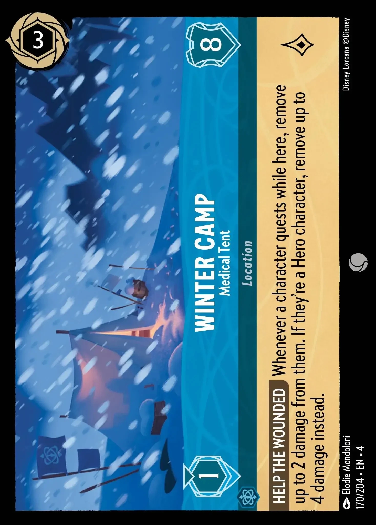 2024 Ursula's Return Winter Camp - Medical Tent Common #170 Common card image