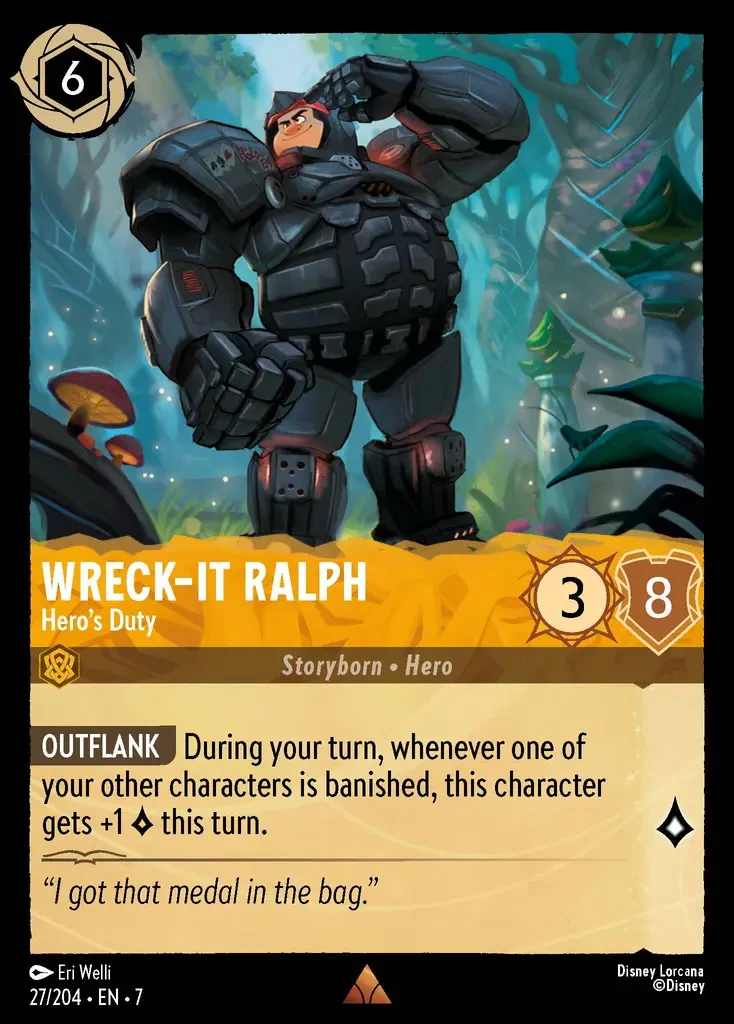2025 Archazia's Island Wreck-It Ralph - Hero's Duty #27 Rare card image