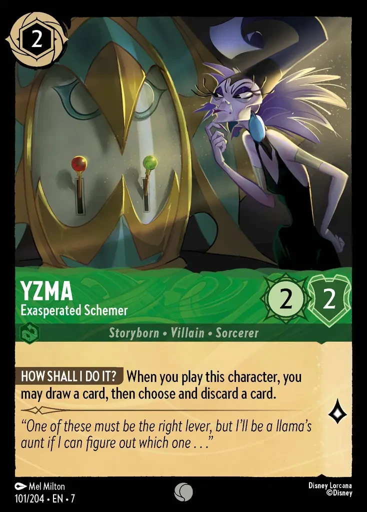 2025 Archazia's Island Yzma - Exasperated Schemer [Foil] Common #101 Common card image