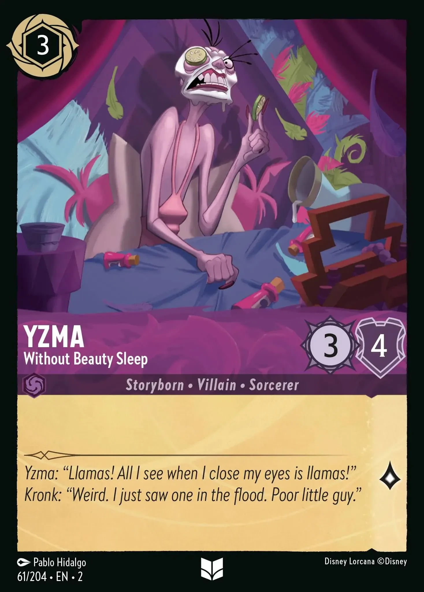 2023 Rise of The Floodborn Yzma - Without Beauty Sleep #61 Uncommon card image