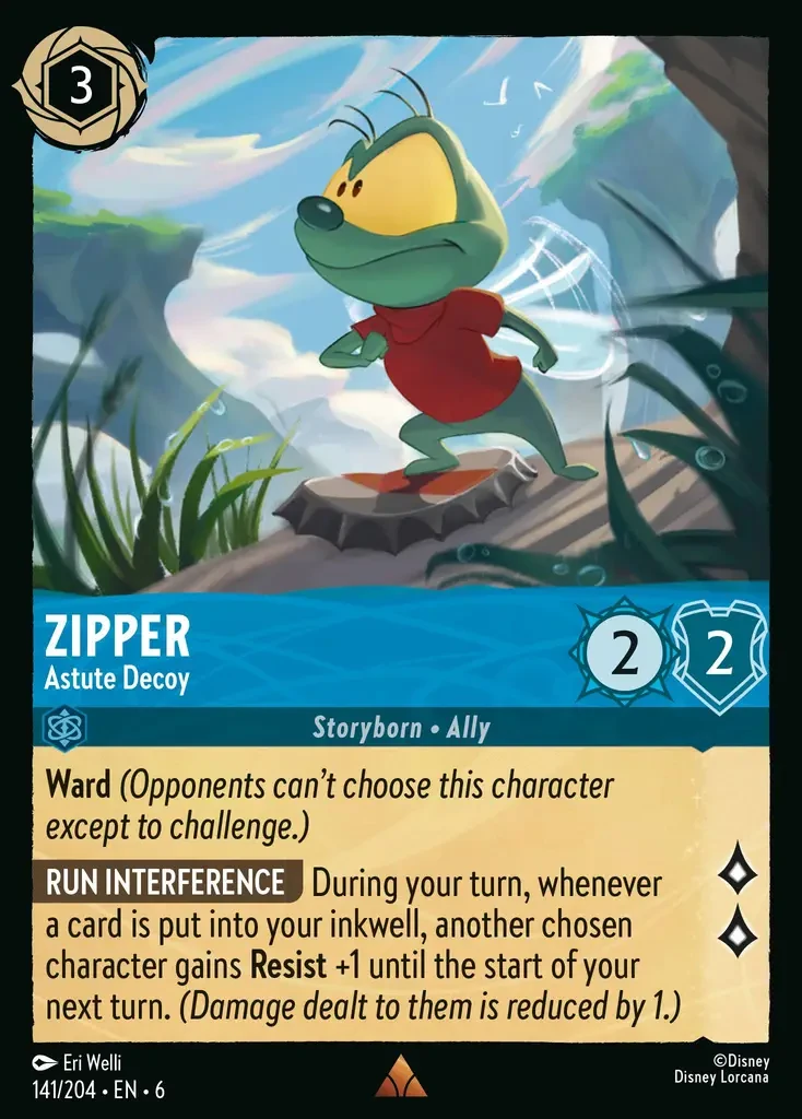 2024 Azurite Sea Zipper - Astute Decoy #141 Rare card image
